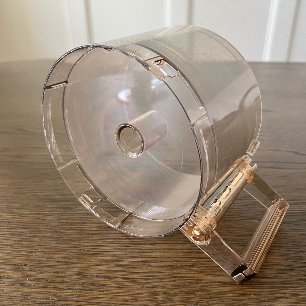 Cuisinart DLC-10 Food Processor Replacement Work Bowl Amber Tinted Vintage - Picture 4 of 7